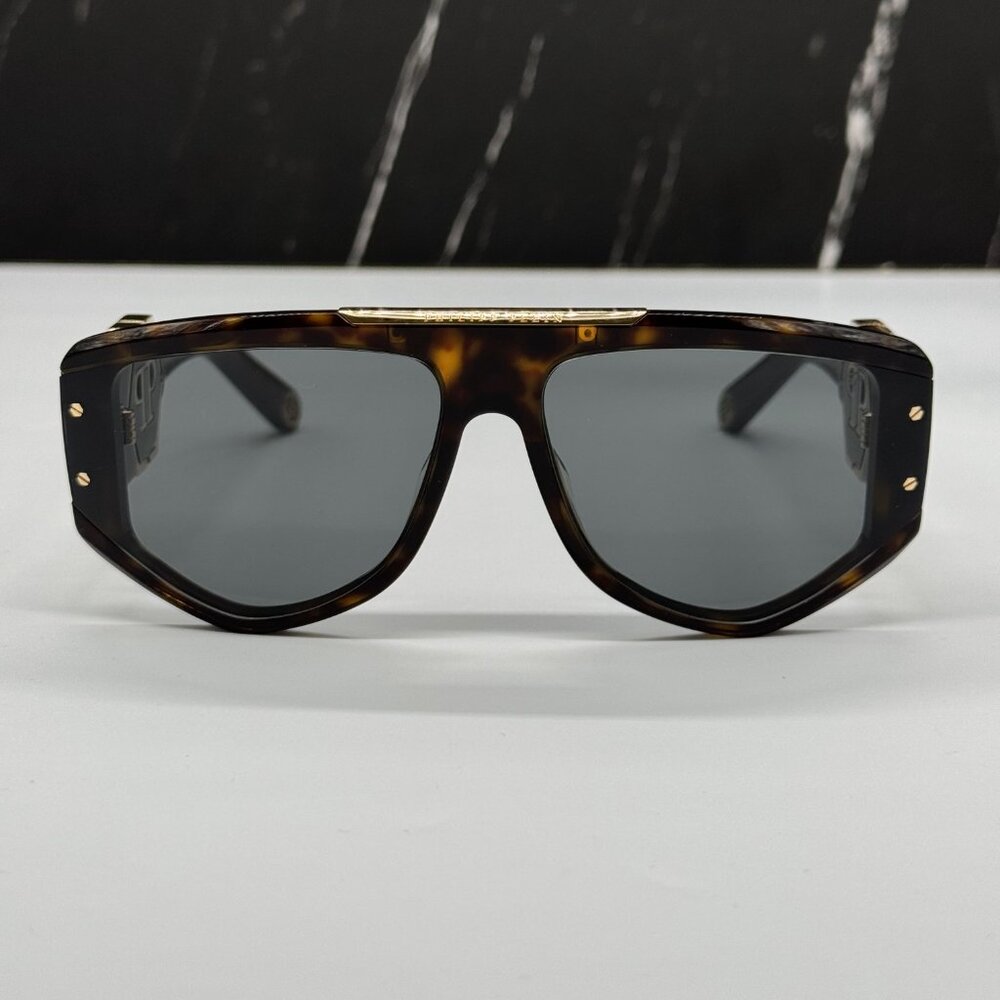 NEW SPP093M 0722 PHILIPP PLEIN EGO HAVANA UNISEX SUNGLASSES